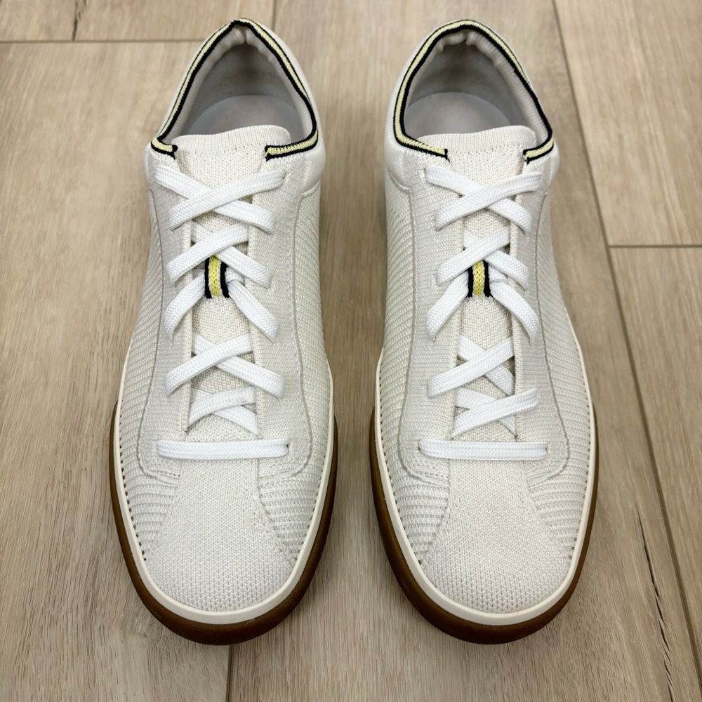 Rothy’s The Lace Up Low Top Sneakers in Vanilla Size 8 - Picture 3 of 14